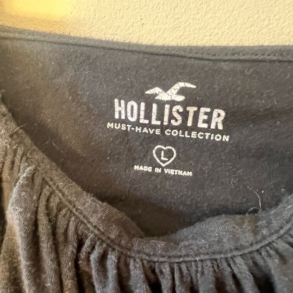 Holster Black Tank Top with Ruffles – Size L - Picture 2 of 4